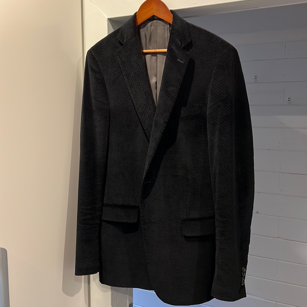 Black velvet Hart Schaffner Marx 42L blazer